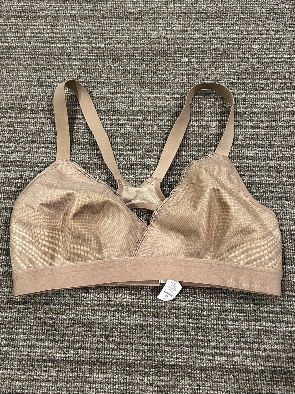 Lululemon Seamless Nude Wireless Bra- Soft Support